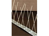 repellente piccioni in acciaio inox cm 100 fissabile con viti o collante